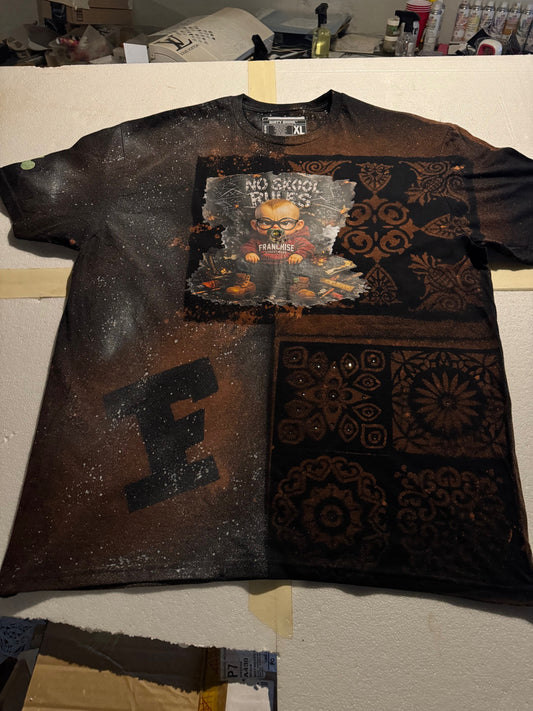 DIRTY SHINE™ Archive #001 — No Skool Rules Lab Chaos Tee (1 of 1)